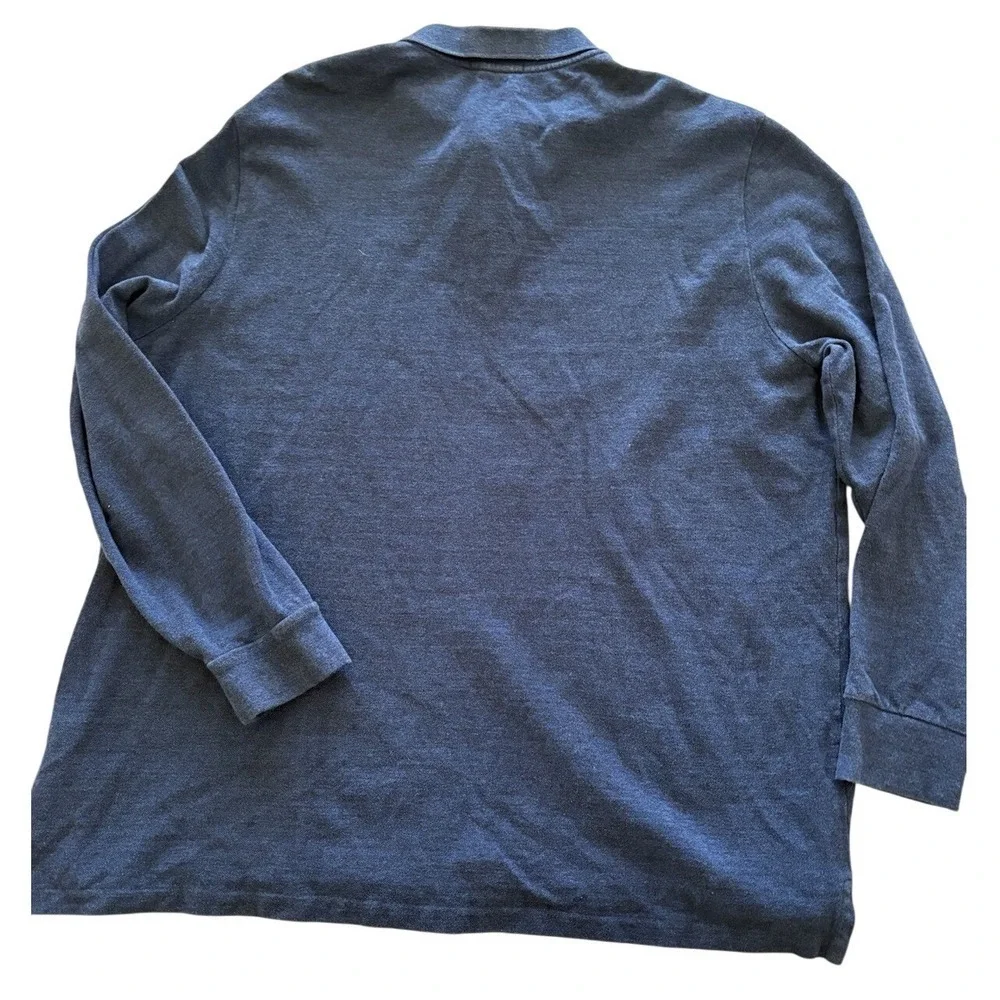 Polo Ralph Lauren Classic Fit Long‎ Sleeve Polo Shirt Blue Men's XXL